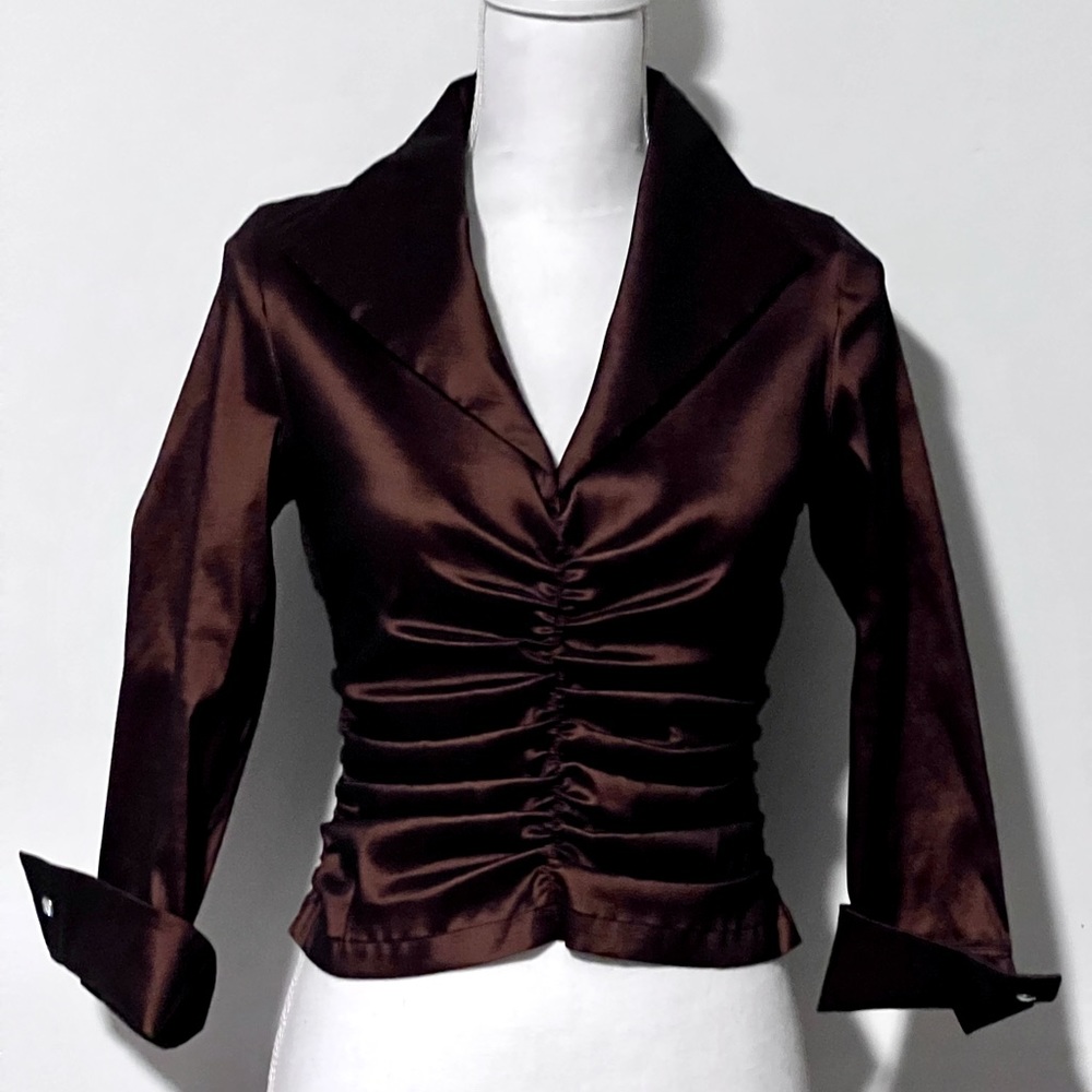 Tadashi Ruched Blouse